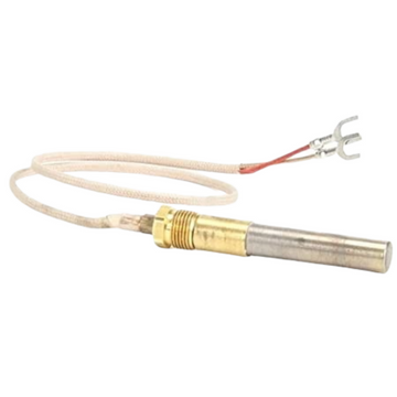 Universal 2/Twin Lead Thermopile Thermocouple For Gas Fryer Fork Terminal 36"