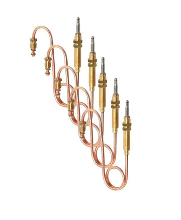 Charcoal Grill Gas Pilot Burner Thermocouple & Kebab Grill Thrmocouple , 30Cm X5