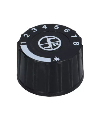 Mini Sit Gas Control Thermostat Valve Round Black Dial Knob For Minisit Unit