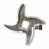 Salvador Size 8 Meat Mincer Blade (No. 8) | Stainless Steel | Made in Italy