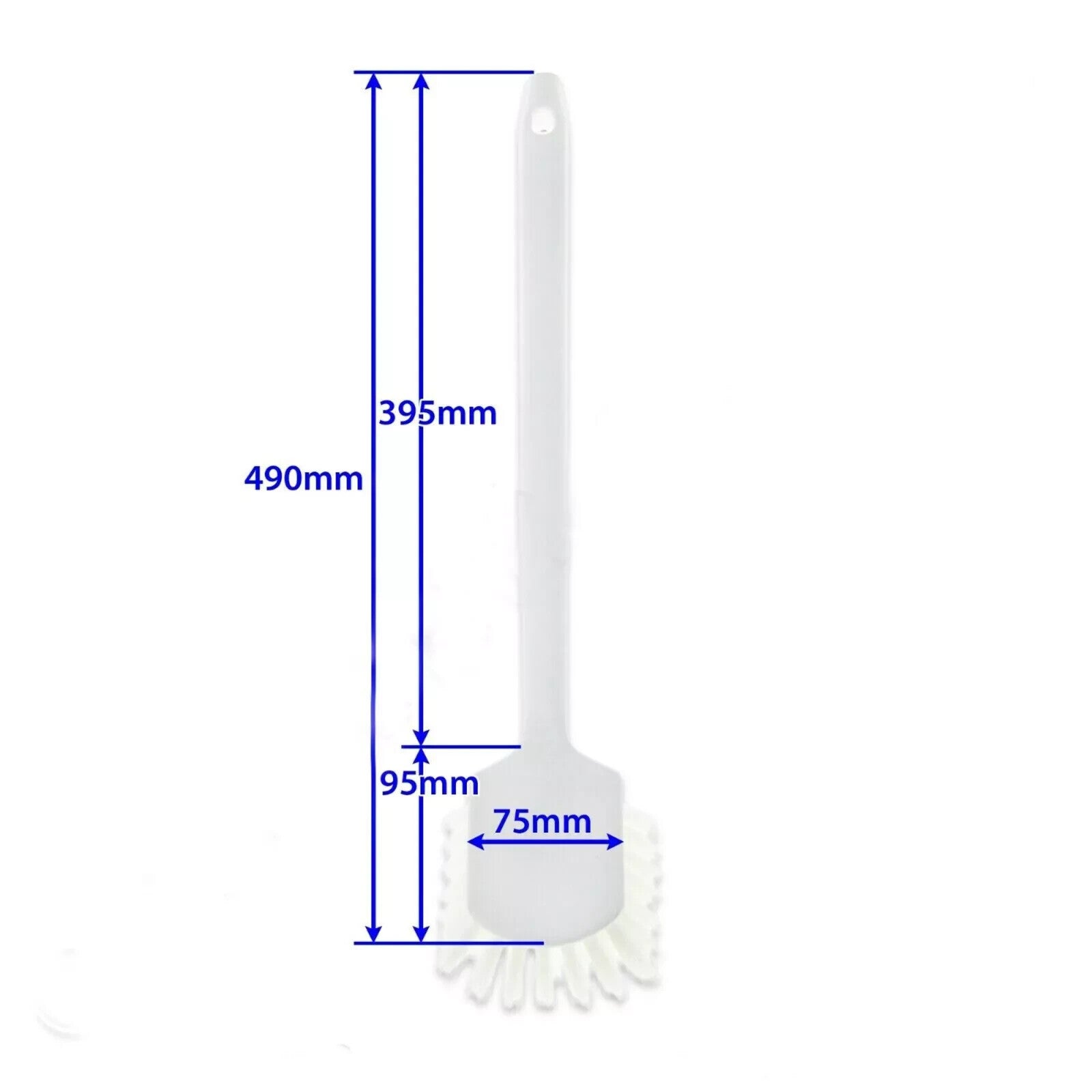 GENUINE USA HENNY PENNY PRESSURE FRYER CLEANING GONG BRUSH HP12116 WHITE HANDLE