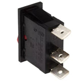 00033 GENUINE DUALIT 2 & 3 SLOT SELECTOR SWITCH 230 VOLT 3 PIN RED NEON ROCKER