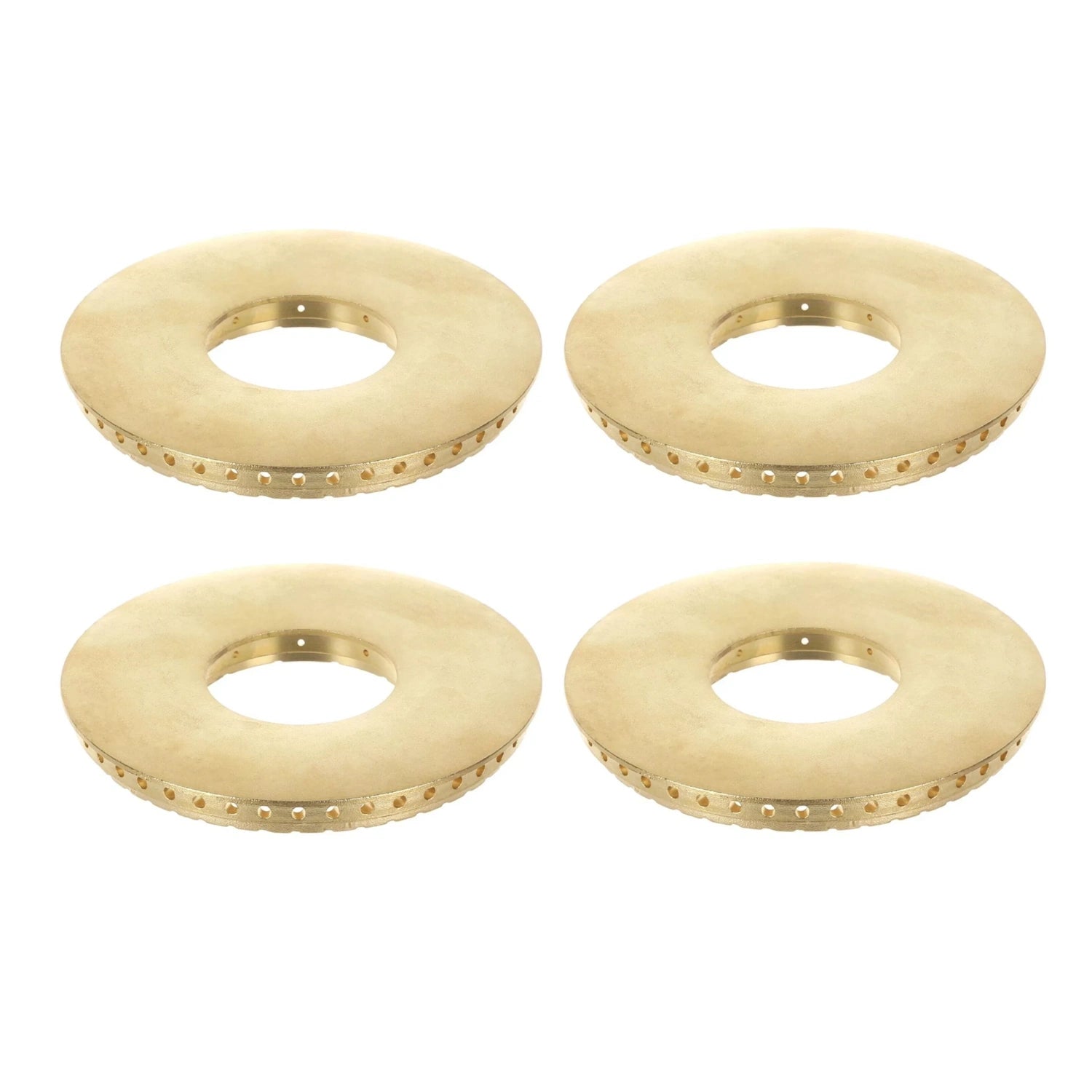 4x BLUE SEAL 6 BURNER GAS OVEN RANGE TOP / UPPER BRASS BURNER RING / FLAME SPREADER