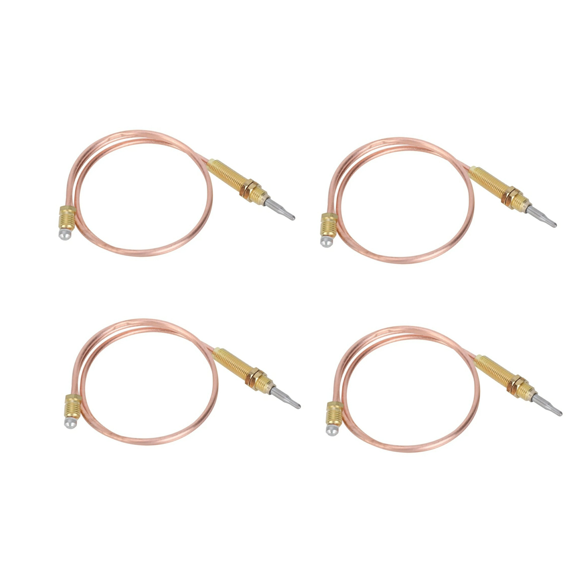 Ace Universal Thermocouple [4 Pack] M8X1 Thread 300mm Long Various Gas Burner Appliances