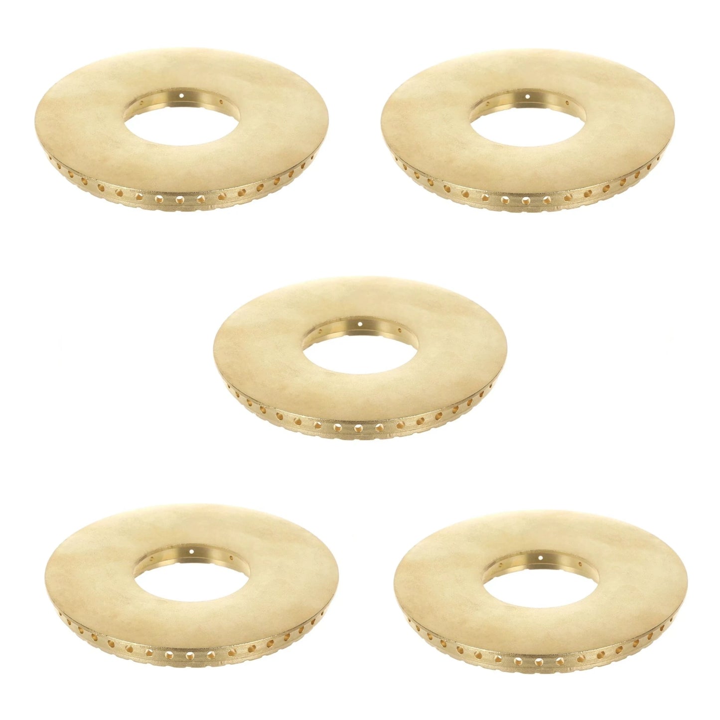 5x BLUE SEAL 6 BURNER GAS OVEN RANGE TOP / UPPER BRASS BURNER RING / FLAME SPREADER