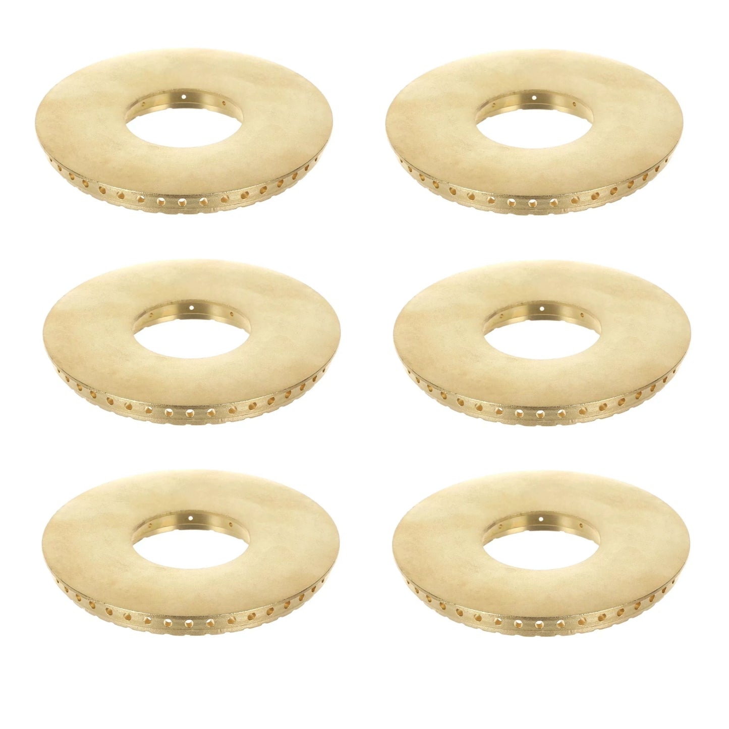 6x BLUE SEAL 6 BURNER GAS OVEN RANGE TOP / UPPER BRASS BURNER RING / FLAME SPREADER