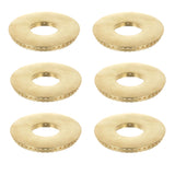 6x BLUE SEAL 6 BURNER GAS OVEN RANGE TOP / UPPER BRASS BURNER RING / FLAME SPREADER
