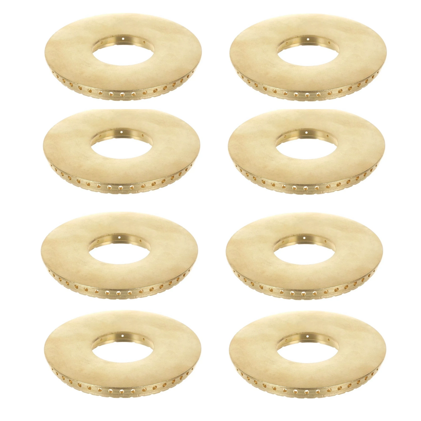 8x BLUE SEAL 6 BURNER GAS OVEN RANGE TOP / UPPER BRASS BURNER RING / FLAME SPREADER