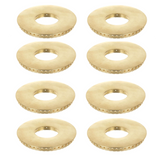 8x BLUE SEAL 6 BURNER GAS OVEN RANGE TOP / UPPER BRASS BURNER RING / FLAME SPREADER