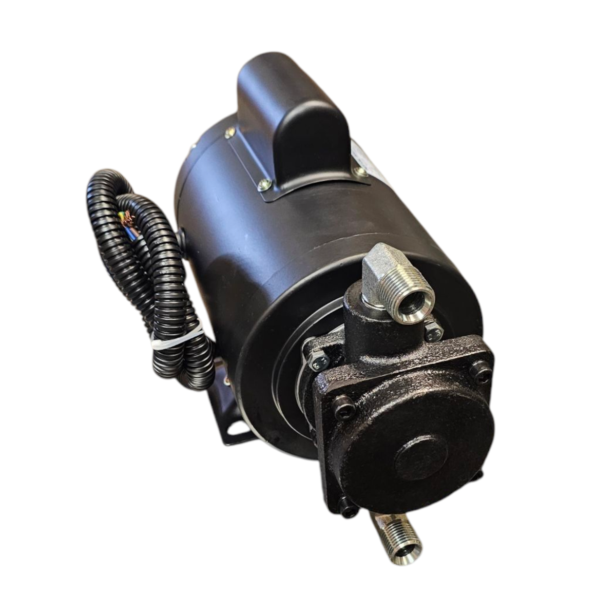 HENNY PENNY FRYER REPLACEMENT FILTER PUMP AND MOTOR ASSY COMPLETE WITH ELBOWS