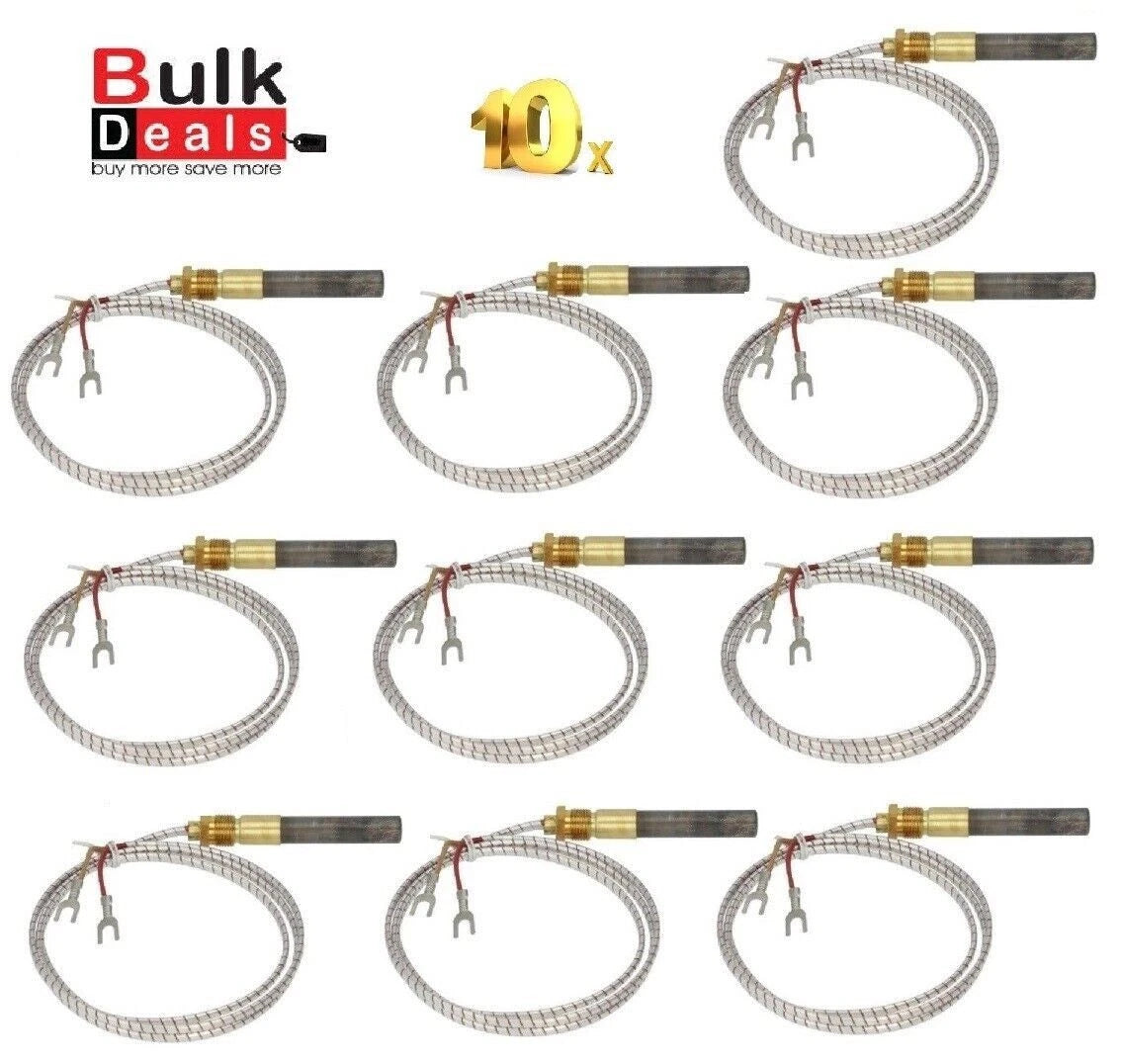 Gas Fryer Thermopile Thermocouple 2-Wire Imperial Elite Frymaster Dean Pitco 10X