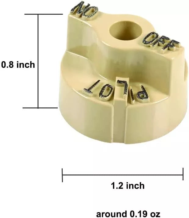 Gas Valve Control Knob 531310130 Falcon  Dial Beige/ Brown Pilot On Off - Spares