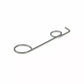 IGF 2300/L40Z27 Metal Scraping Spring Front Or Back Dough Roller Pizza Stretcher
