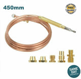 Universal Thermocouple 450mm Long With M6 Threaded End