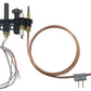 Blue Seal Gas Fryer Gt45 Gt46 Thermopile & Thermocouple Electrode Pilot Set Kit