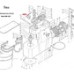 Fima Impastatrice S18 Pizza Dough Mixer 18L Upper Top Roller Chain 76cm & Link