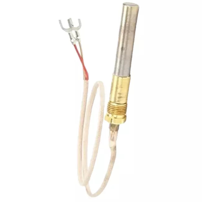 Universal 2/Twin Lead Thermopile Thermocouple For Gas Fryer Fork Terminal 36"