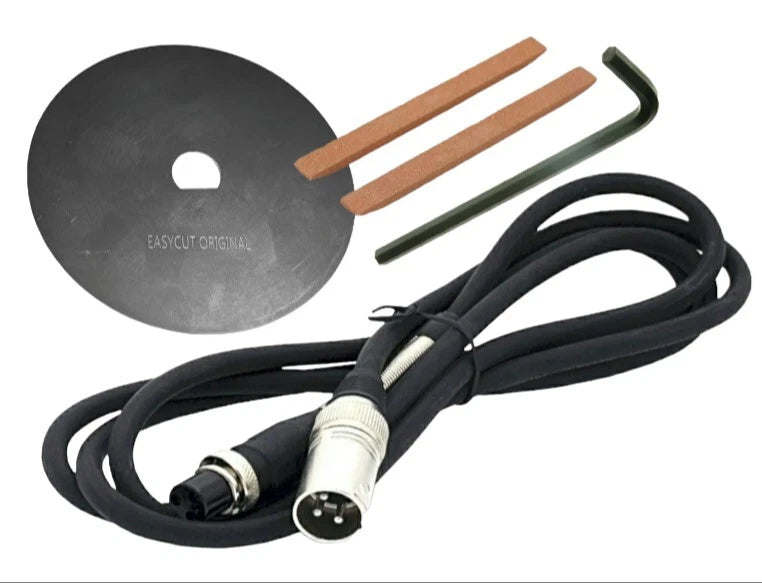 Easycut Doner Kebab Machine Cable 3 Pin, Disk 80mm Stone and Skrew Key full set