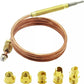 Universal Thermocouple 600mm Long With M6 Threaded End