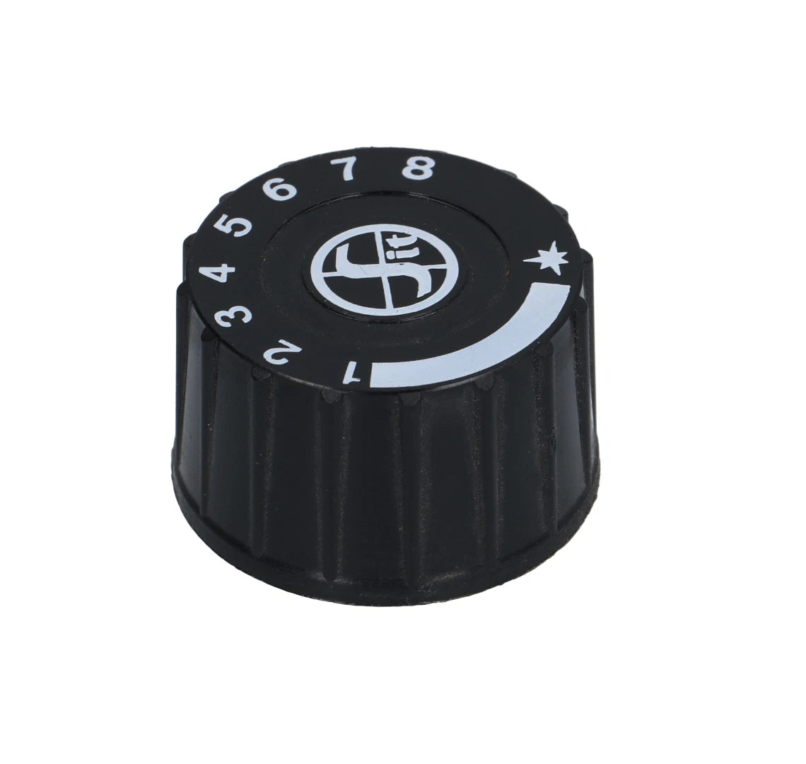 Mini Sit Gas Control Thermostat Valve Round Black Dial Knob For Minisit Unit