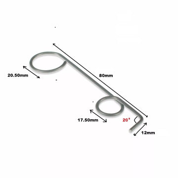 IGF Pizza Dough Roller Metal Scraper Spring Clip 2300/L30Z2 L30-L40-B30-B40  X 2