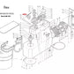 Fima Impastatrice S27 Pizza Dough Mixer 27L Upper Top Roller Chain 80cm & Link