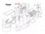Fimar Im25-Im38  Pizza Dough Mixer Shaft Skf Bearing