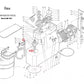 Fima Impastatrice Dough Mixer Bowl Supporting Shaft Set S27 S40 And 2 Bearings
