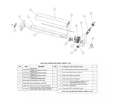 Pizza Group Pizza Dough Roller And  Stretcher Assembly For RM42TA RM42A RM40P