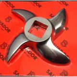 Mincer Blade No 22 Stainless Steel, Curved Edge Genuine Salvador 5X